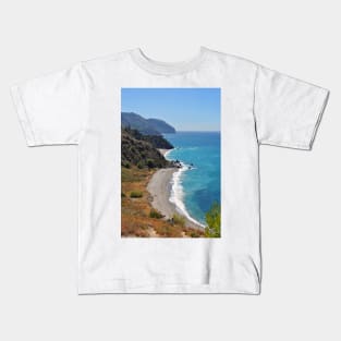 Alberquillas Beach Costa Del Sol Spain Kids T-Shirt